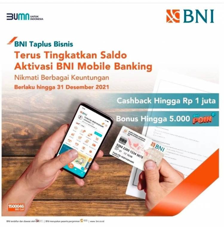 Tukarkan KTA BNI non chip menjadi KTA BNI berchip