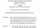 PERATURAN MENTERI KOMUNIKASI DAN INFORMATIKA REPUBLIK INDONESIA NOMOR 11 TAHUN 2018 TENTANG PENYELENGGARAAN SERTIFIKASI ELEKTRONIK