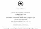 UU No.2 Tahun 2014 Tentang Perubahan Atas Undang-Undang Nomor 30 Tahun 2004 Tentang Jabatan Notaris