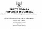 PERATURAN MENTERI HUKUM DAN HAK ASASI MANUSIA REPUBLIK INDONESIA NOMOR 14 TAHUN 2019 TENTANG PENGESAHAN KOPERASI
