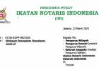 UPDATE 23 Maret 2020! Surat Pengurus Pusat Ikatan Notaris Indonesia perihal Himbauan Pencegahan Covid19