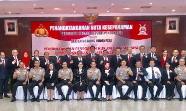 Polri dan Ikatan Notaris Indonesia Perpanjang MoU