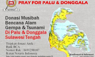 Ikatan Notaris Indonesia Pray For Palu & Donggala 