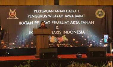 Pertemuan Antar Daerah Pengurus Wilayah Jawa Barat IPPAT dan INI
