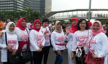 Funwalk  dalam rangka memperingati Hari Dharma Karyadhika Tahun 2018 Kementrian Hukum dan HAM RI.