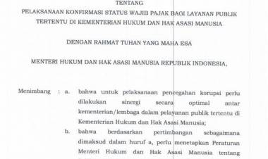 Peraturan Menteri Hukum dan Hak Asasi Manusia Nomor 13 Tahun 2020
