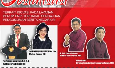 SOSIALISASI - Inovasi Pada Layanan Perum PNRI Terhadap Pengajuan Pengumuman BNRI