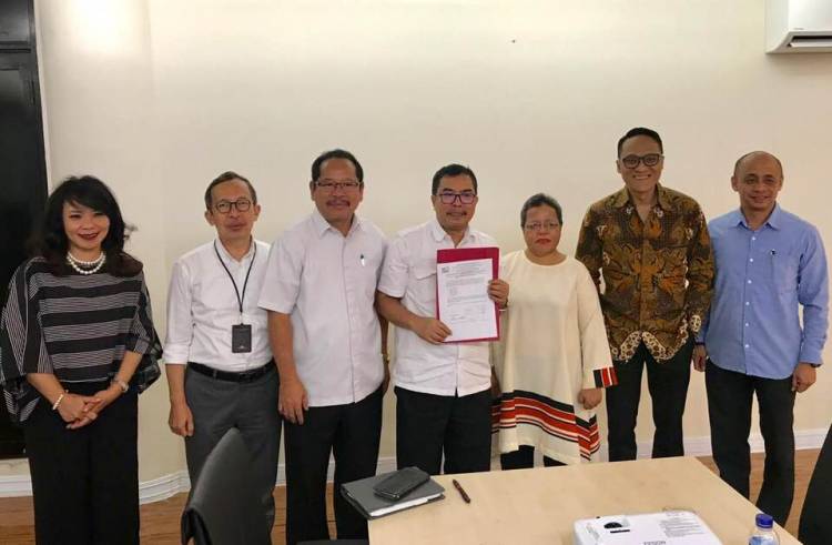 Penandatanganan Berita Acara Penetapan Calon Penerima Fasilitas Pendirian Badan Hukum Ekonomi Kreatif (BEKRAF) 2018